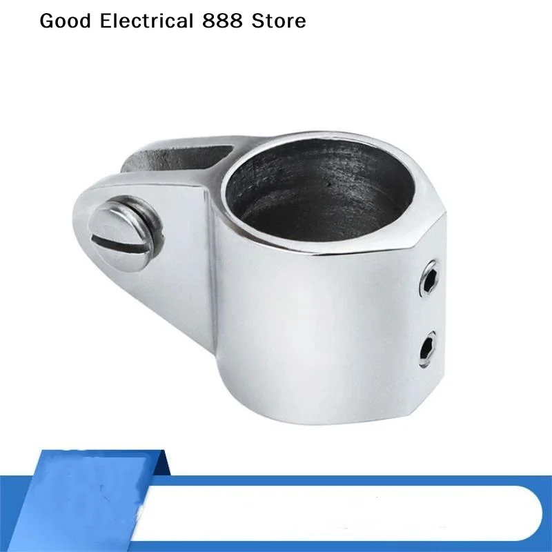 【G】Stainless Steel 316 Double Screw 22mm 25mm Bimini Top Fitting Marine Slide Jaw Sleeve Pipe Eye