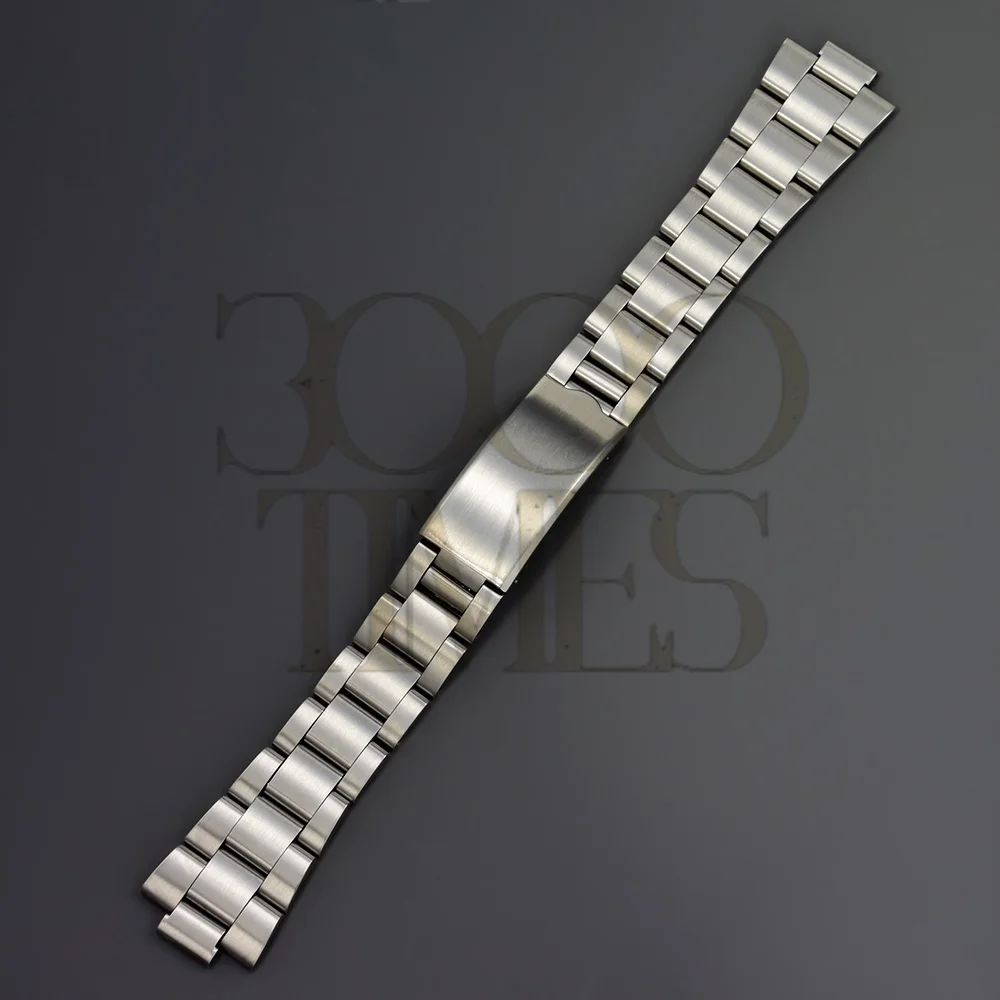 Vintage 10MM*22MM Brush Solid Stainless Steel Watch Strap Band Fit For Omega Seahorse Old School Medieval Watch