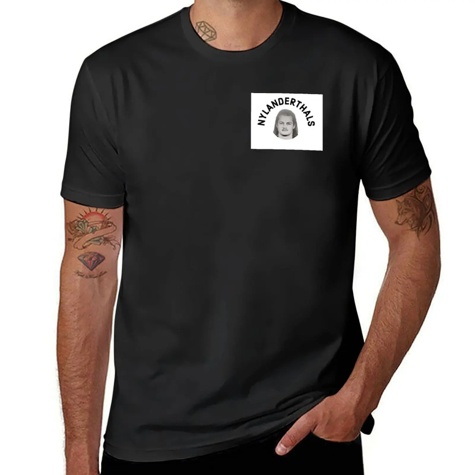 

Nylanderthals T-Shirt korean fashion oversize t-shirts man clothes mens designer clothes