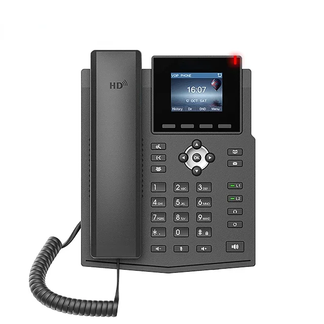 X3S X3SP X303P X3SP Pro entry-level color screen IP Telephone low cost 4 SIP LINES sip phone--new voip phone