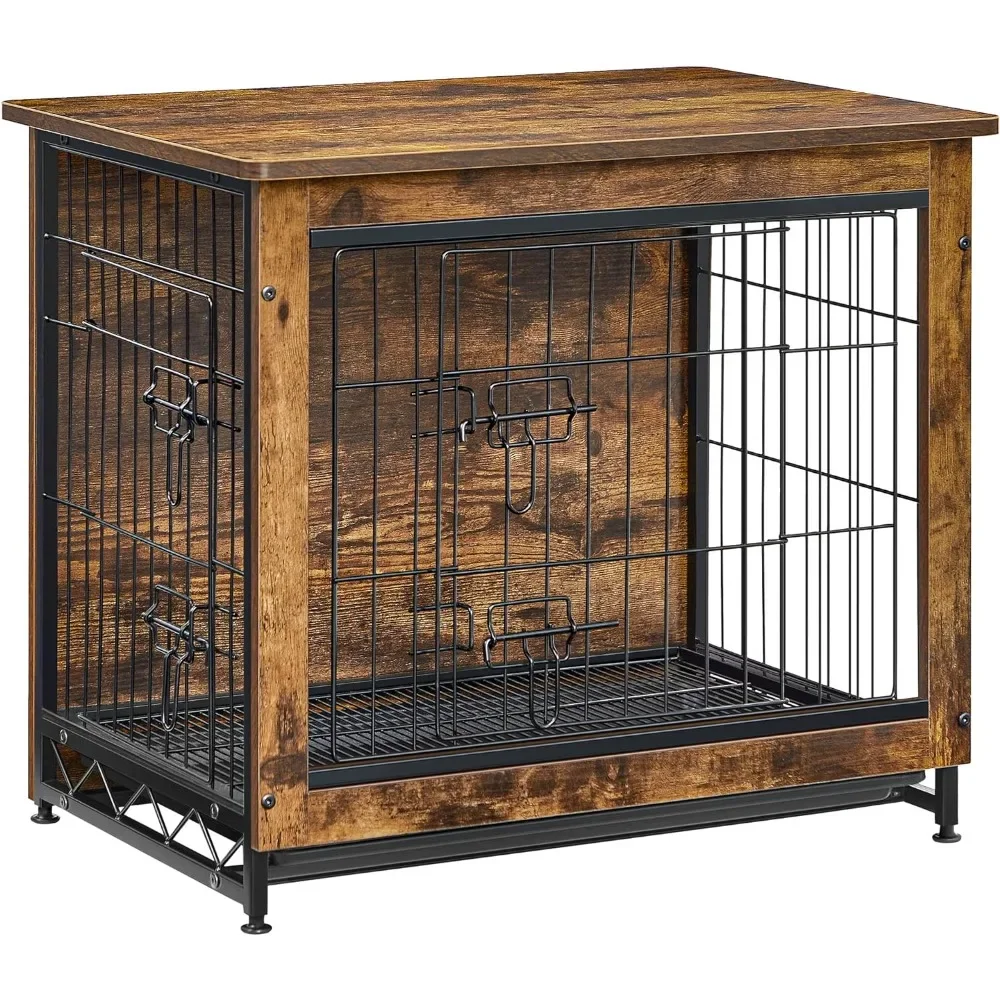 Dog Crate Furniture, Side End Table, Modern Kennel for Dogs Indoor up to 30 lb, Heavy-Duty Dog Cage