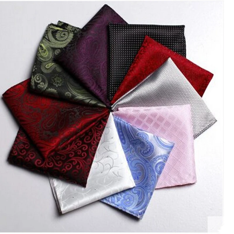 The marriage business multicolor optional men's dress shirts pocket towel towel napkin handkerchief