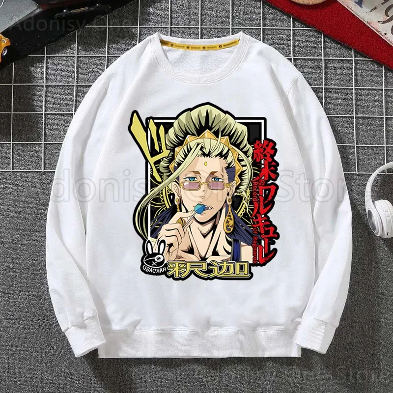 Buddha Ragnarok Record Aphrodite Hoodies Usachan Record Of Ragnarok Sweatshirts Men Autumn Hip Hop Anime Hoody Male Casual Tops