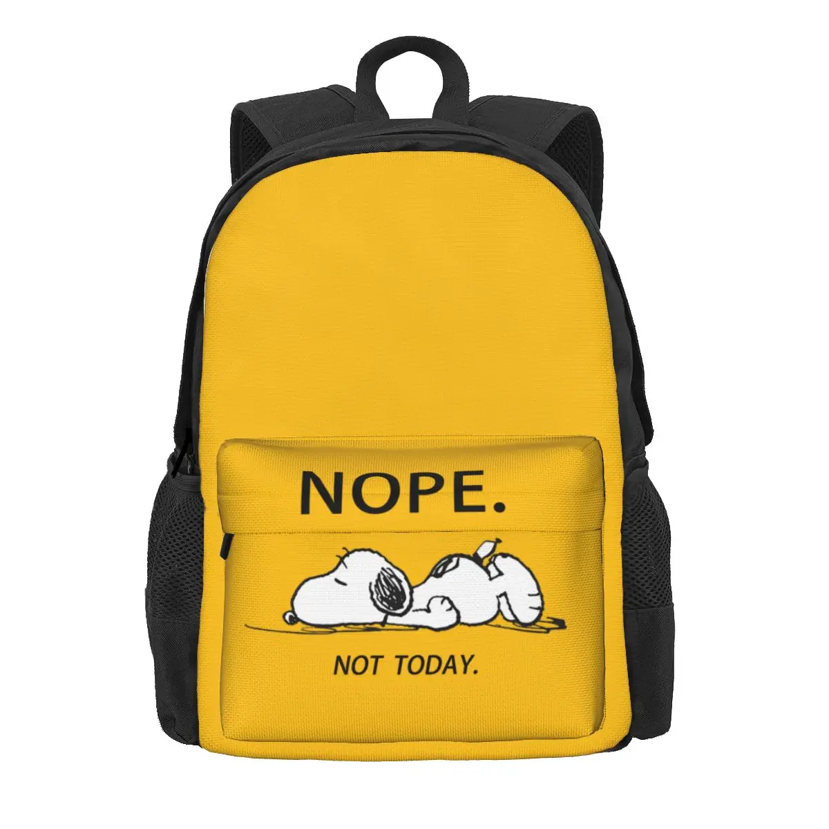 

Cute Cartoon Snoopy Backpack Mochila Student School Bag Nope Not Today Laptop Rucksack Boys Girls Large Travel Shoulder Bag