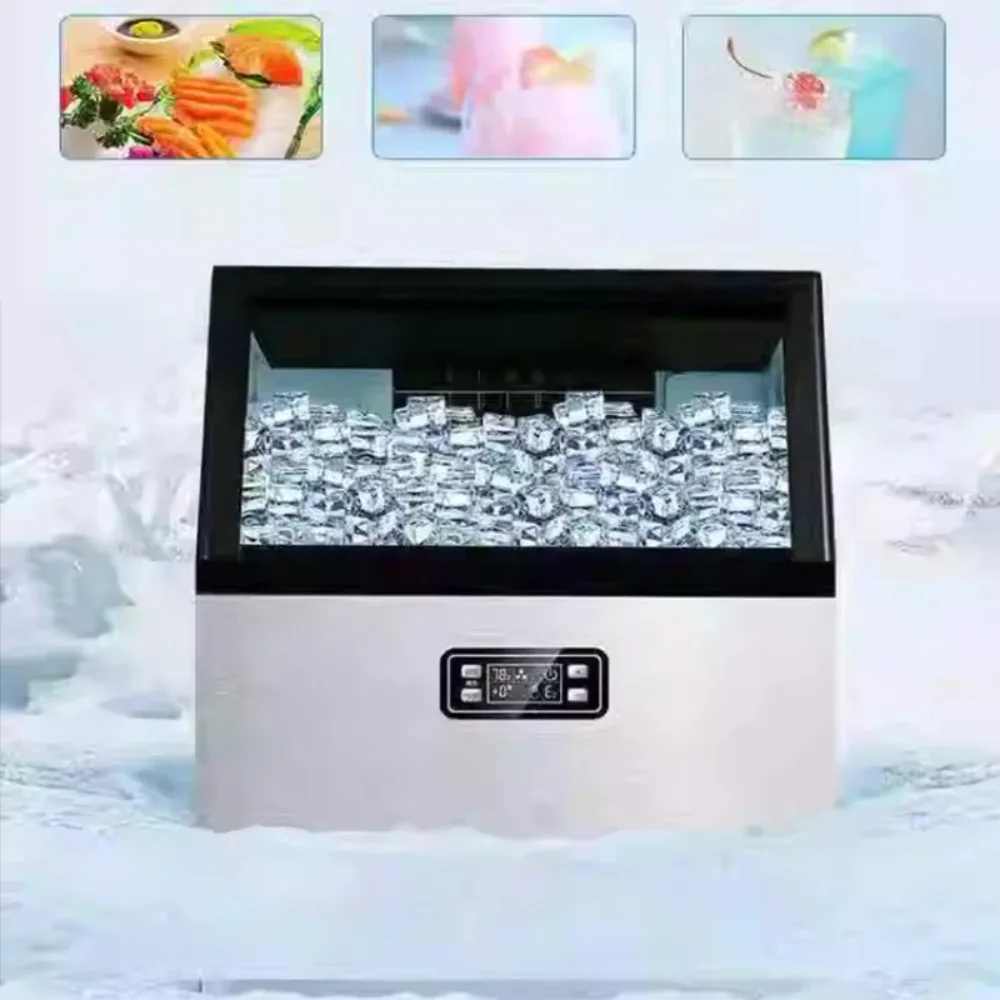 

Commercial Small Maker 25kg/24H Ice Cube Making Machine Round Ice Cube Bottled Water Automatic Ice Machine
