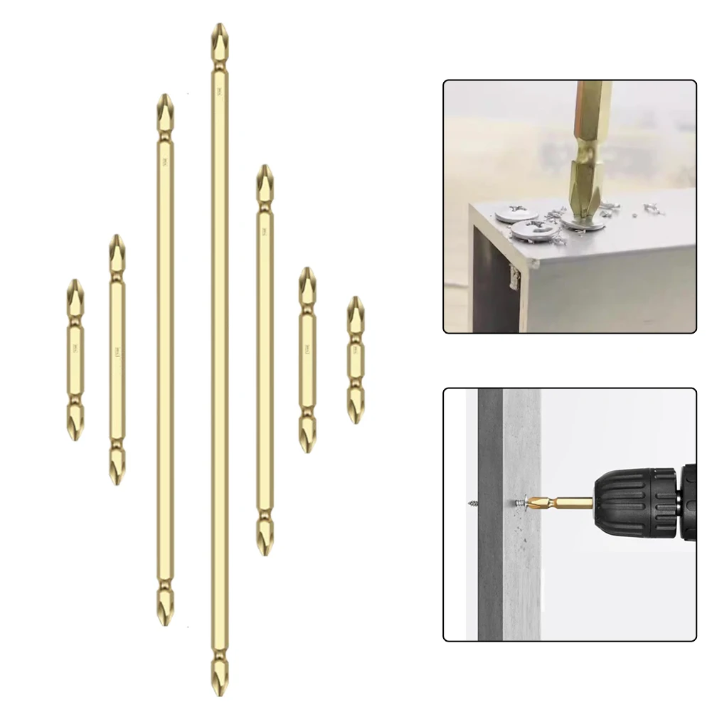 1Pc PH2 Screwdriver Bits 1/4\'\' Hex Shank 50/65/75/100/150/200/250mm Cross Head Bits For Electric Impact Drill Woodworking Tools