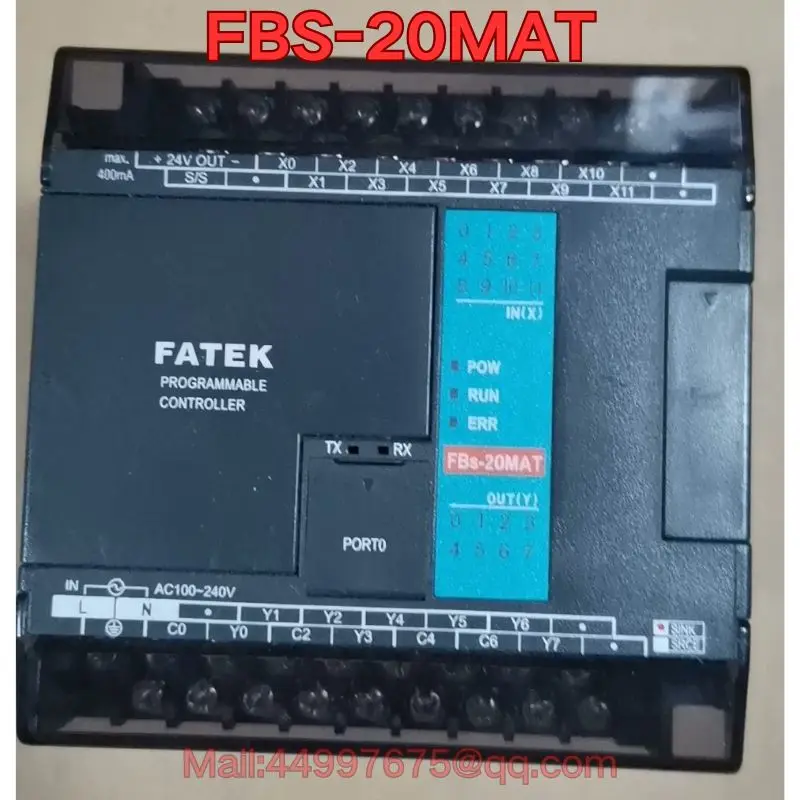 

Second-hand FBS-20MAT PLC controller functional test is normal