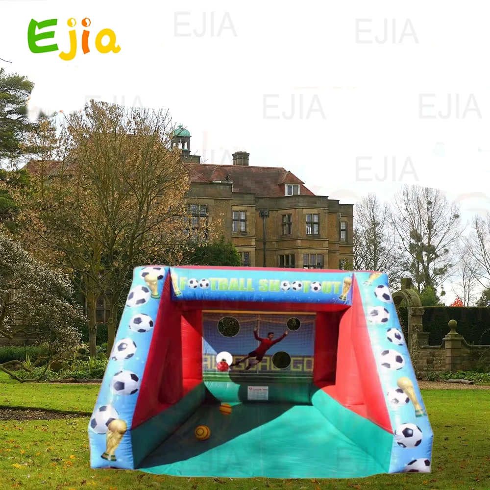 

Commerical Portable Inflatable Soccer Goal Soccer Kick Shooting Game Inflatable Football/Soccer Gate Target For Family Backyard