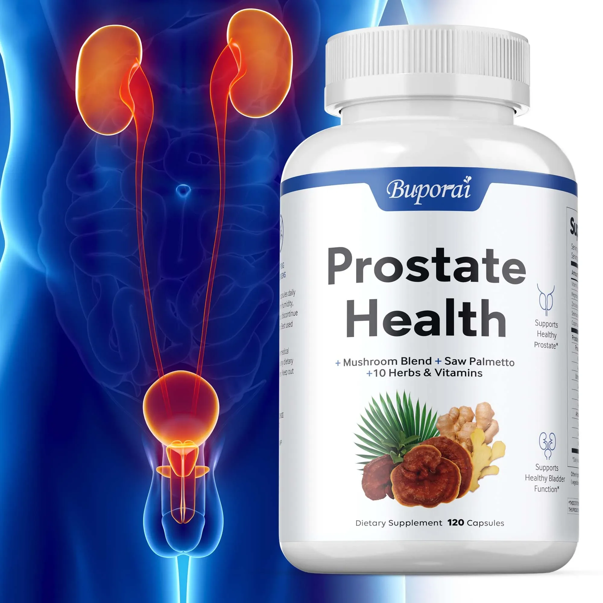 Prostate Health - Reduce Nighttime Bathroom Visits,Relieve Bladder and Urinary Tract Problems,Antioxidant
