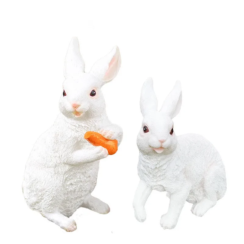 

Luminous rabbit light Outdoor solar simulation animal modeling light Scenic courtyard villa FRP landscape light