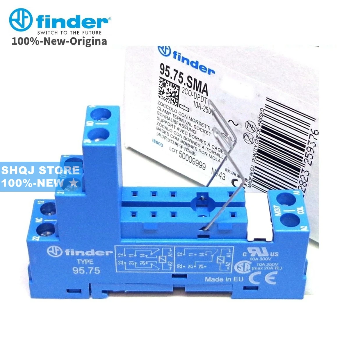 FINDER 100%-NEW BASE 95.75 SMA 1pcs Relay Socket original