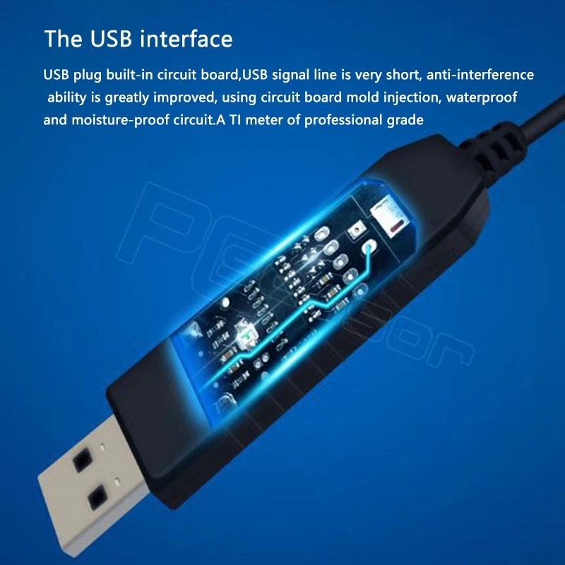 Pcsensor FS2019U Foot Switch, Wear-Resistant And Durable USB Foot Controller Suitable For Game Control And Instrument Control view 2