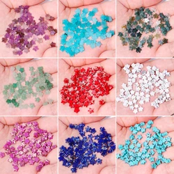 30PCS Natural Stone Star Shape Onyx Quartz Turquoise Beads Loose Beads for Jewelry Making DIY Charms Bracelets Accessories 6x6mm