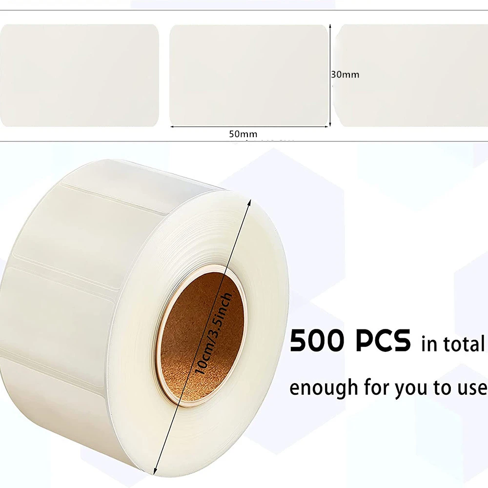 2Roll Transparent Protective Film Sealing Sticker, PVC Transparent Waterproof Adhesive Label, PVC Strong Adhesive Clear Sticker