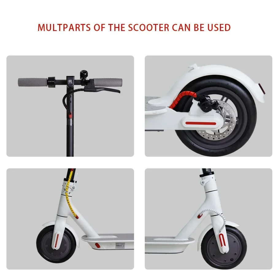 Kabelschutz für Ninebot ZT3 Pro Max G3, Kukirin G2, INOKIM OXO, Xiaomi Mi5 Mi6 Scooter, 1M Schlauchwickel-Zubehör – Detail 15