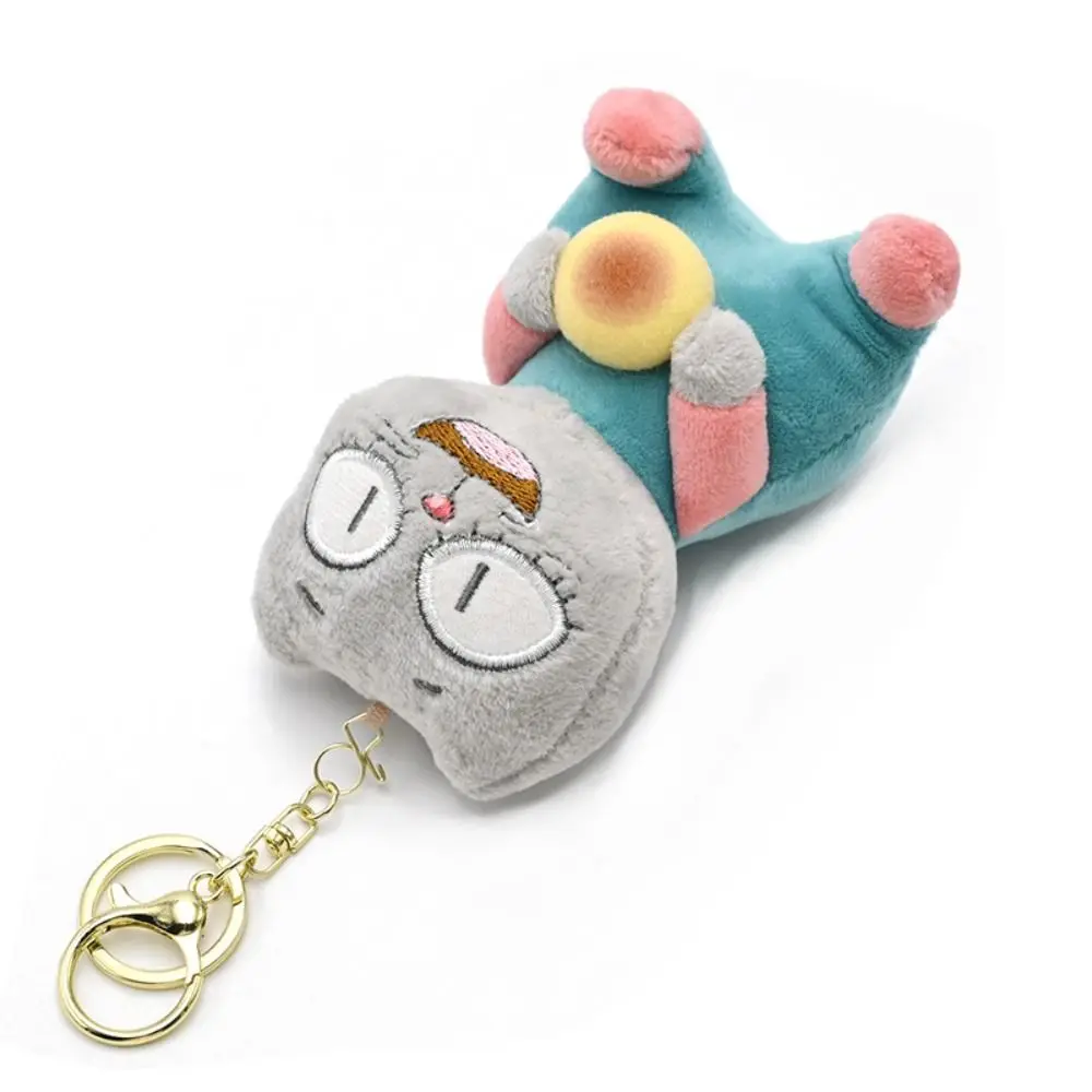 Kawaii gato de pelúcia chaveiro fofo colorido bonito gato boneca de pelúcia ins macio animal pelúcia chaveiro amigos presentes de aniversário