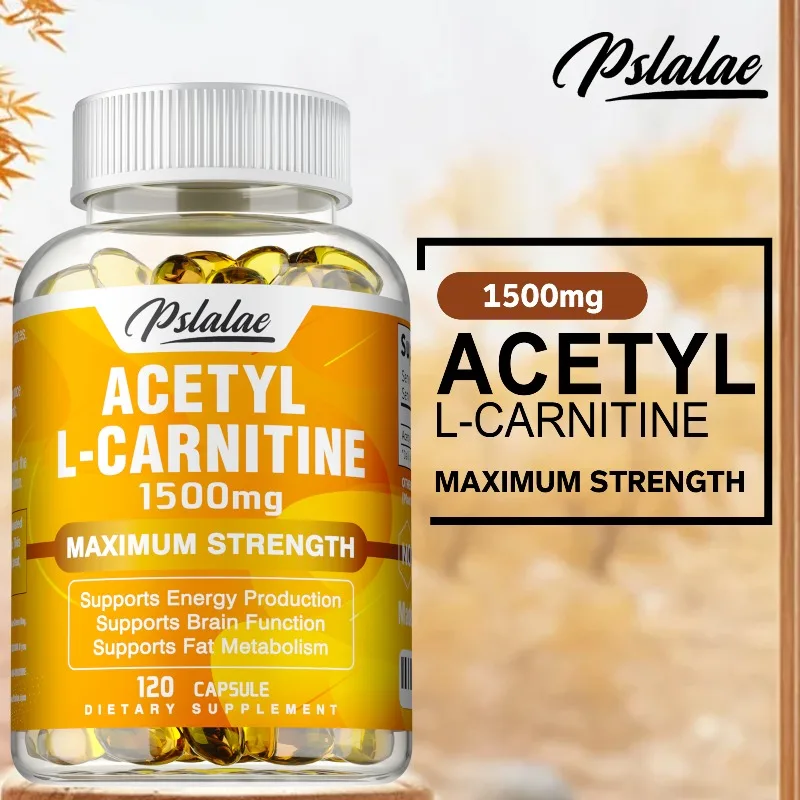 Acetyl-L-Carnitine Capsules - Promotes Brain and Nerve Cell Function, Promote Muscle Strength, Improves Memory and Concentration