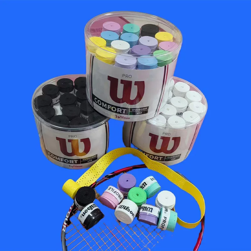 Wilson Anti-Slip Tennis Racket Grips, Acessório Padel, Shock Training Sweatband, Badminton Squash, Overgrip original, 15 pcs