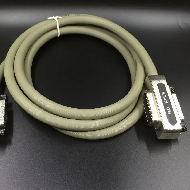 كابل GPIB من النحاس النقي IEEE488 لخط بيانات اللوحة الرئيسية للتحكم الصناعي PIC 0.5 متر-5 متر كابل أجهزة الكمبيوتر الطويل