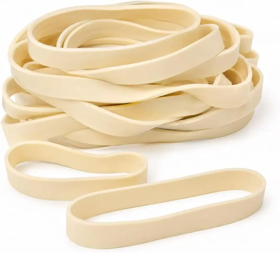 

Heavy Duty Rubber Bands Size #82, 60 Pack Extra Thick Elastic Bands for Camping, Fishing, Cycling, and Outdoor Gear