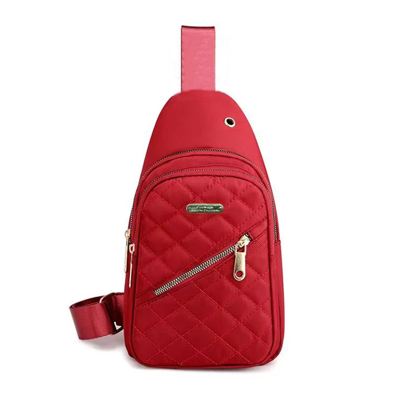 Neutraler Rucksack für Männer und Frauen, mit mehrfarbigem, schrägem Stoff und Nylon-Material. Geeignet für Reisen. – Detail 6