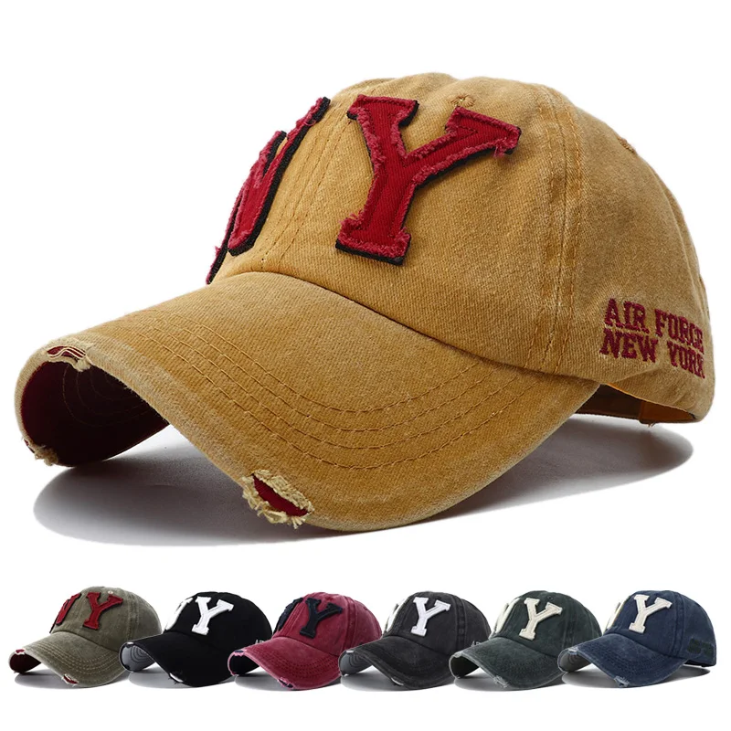 2023 Új Tervező Ágcsernyő Vörös biliárdgolyó Amerikai Egyesült Államok Baseball kupak Új york snapback hiphop évjárat washed Farmervászon Apu hats számára Nők férfiak gorra beisbol