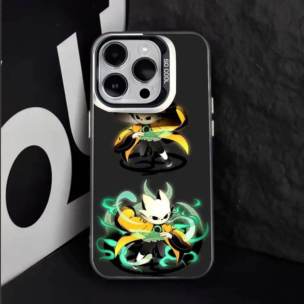 N-Nine Sols Game Phone Case For iPhone17,16,15,14,13,12,11 Plus,Pro Max White Matte Shockproof Cover