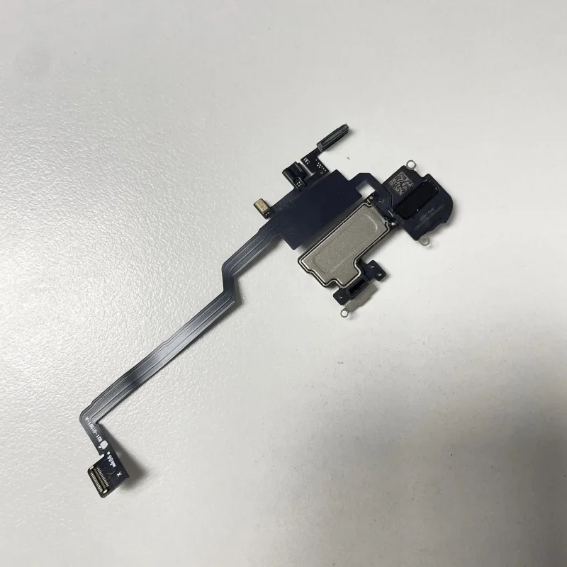 Altoparlante auricolare con sostituzione del cavo flessibile del sensore per iPhone X XR XS 11 Pro Max Anello altoparlante inferiore