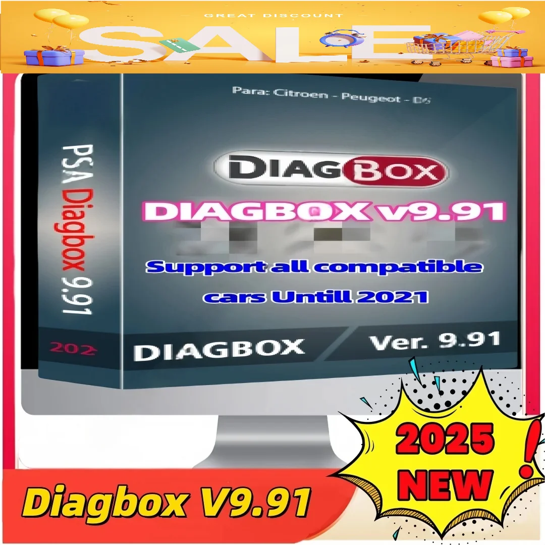 

2025 Newest Diagbox V9.91 software For Lexia3 PP2000 Full Adapter for Citroen& Peugeot Car product Scanner Tool ecu programmer