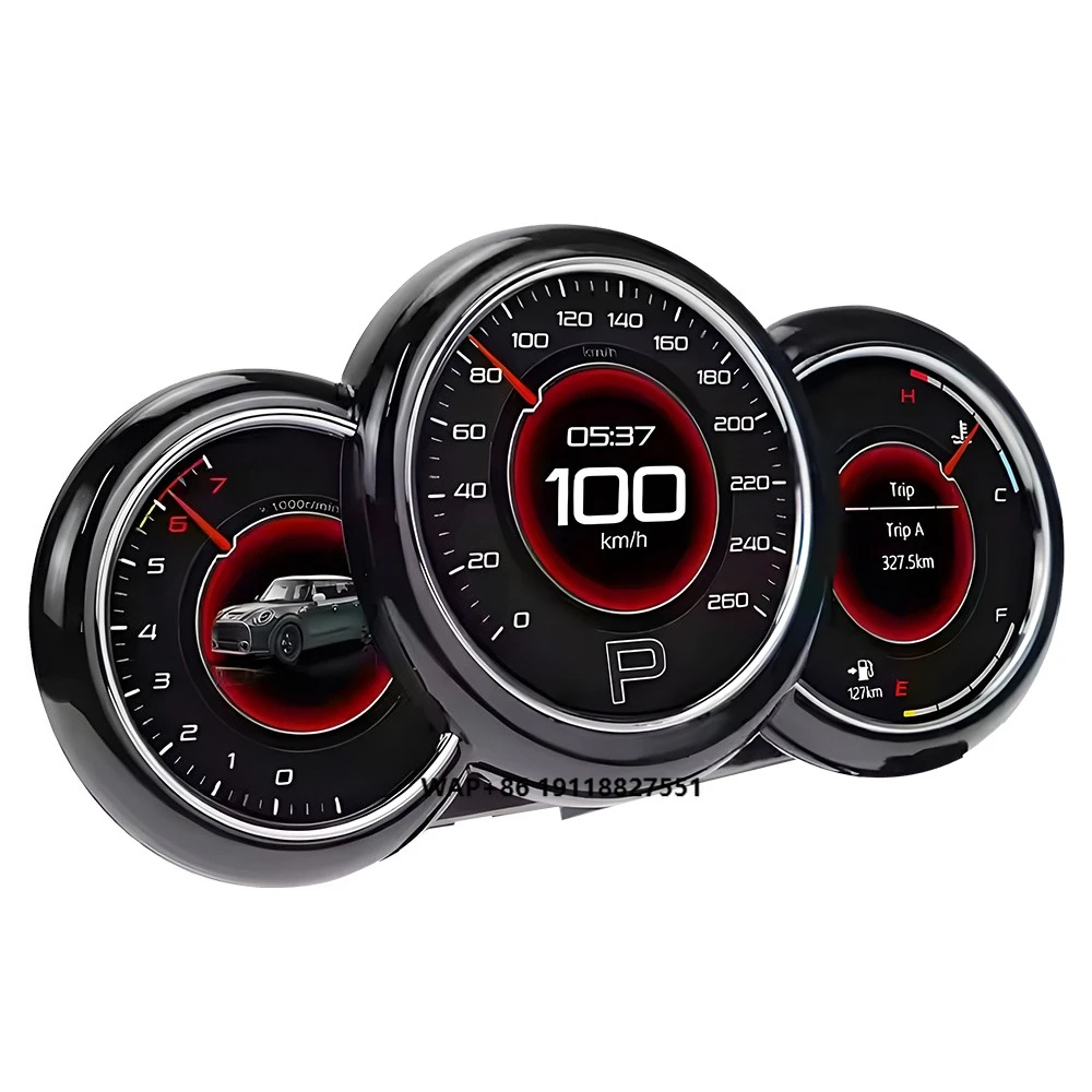 

12.3'' Upgrade Car LCD Dashboard Speedometer Linux System Digital Cluster Headunit Virtual Cockpit for Minicooper 2006-2023