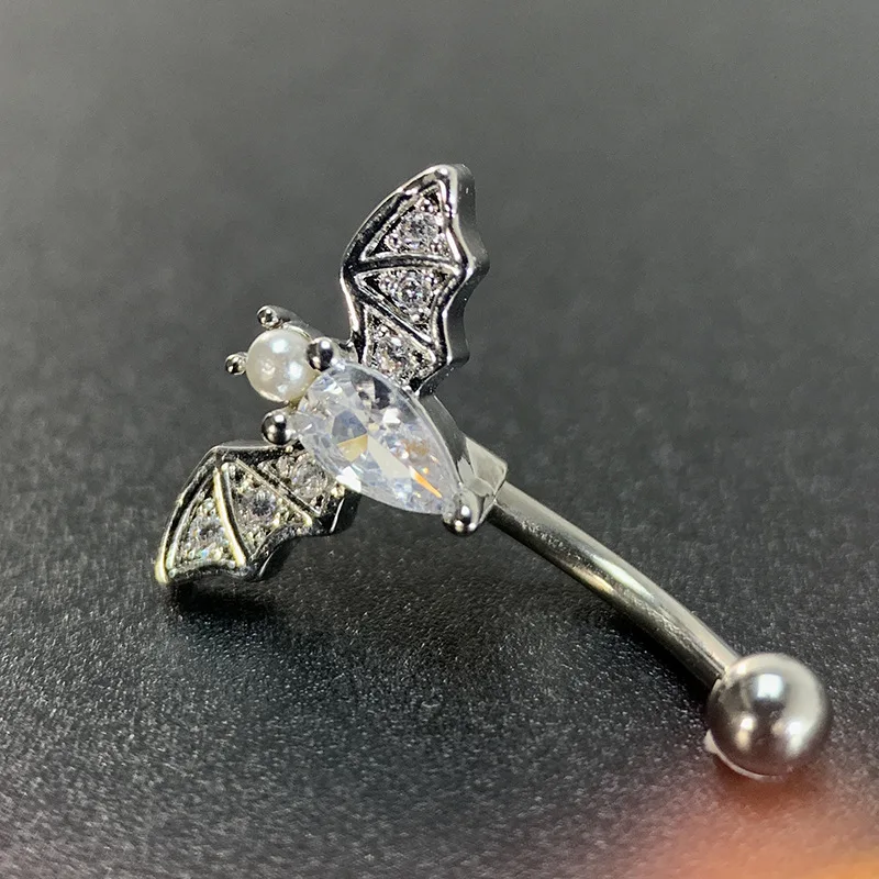 16G Eyebrow Rings Eyebrow Piercing Jewelry Fashion CZ Copper Belly Ring Lip Ring Daith Tragus Helix Rook Piercing Jewelry