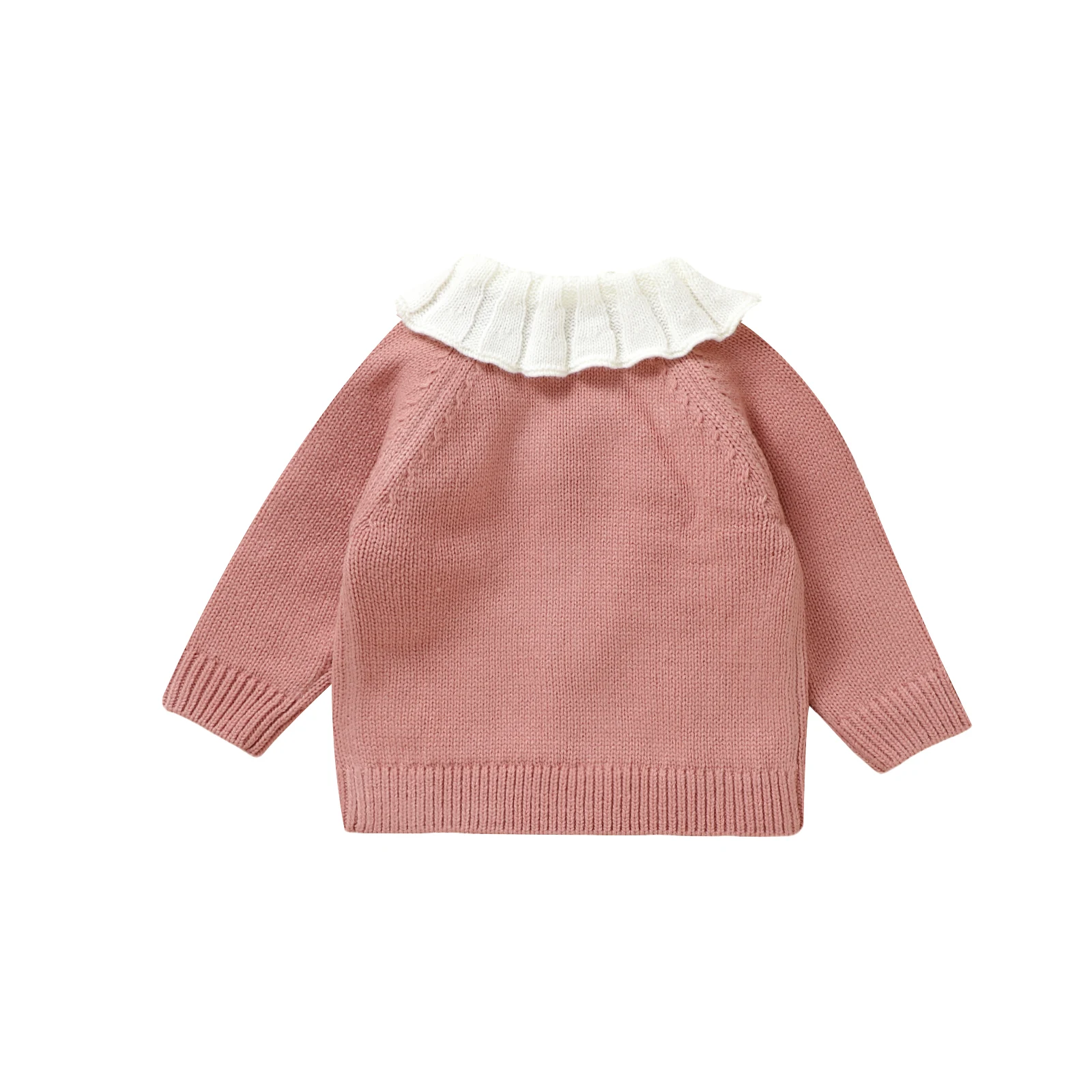 Toddler Baby Girl Cardigan 2025 Winter Infant Long Sleeve Button Closure Bow/Squirrel/Four-leaf Clover Winter Warm Knit Sweater