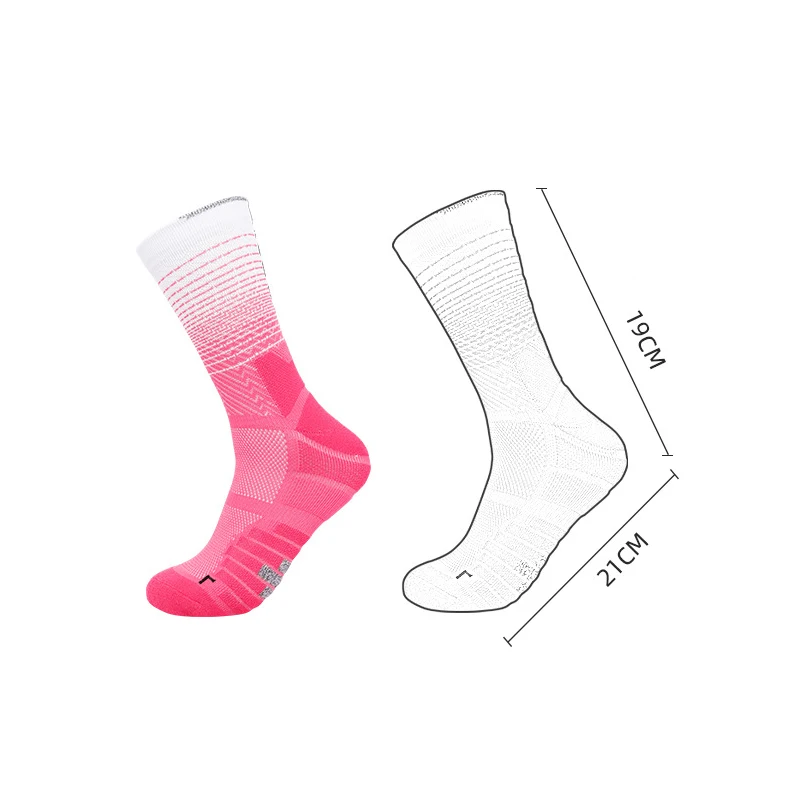 Adult Professional Basketball Socks Breathable Towel Bottom Mid Length Stockings Men Women Fitness Cycling Running Sports Sock