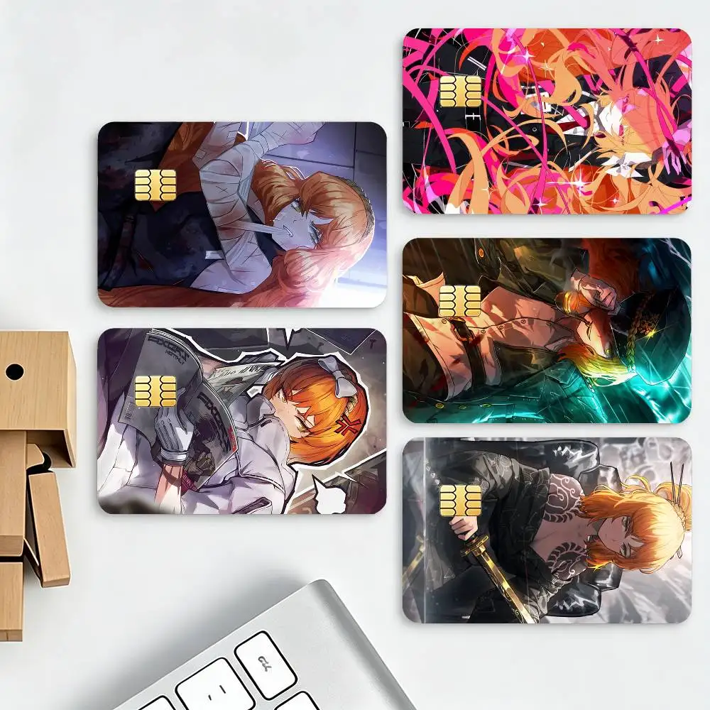 limbus company Ishmael  HD Waterproof Credit Card Stickers Silicone Decals For Chip Game Cards Gift