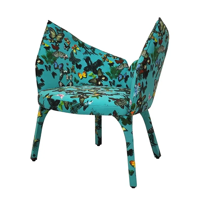 

Armchair, designer, living room, art, butterfly, fabric, leisure