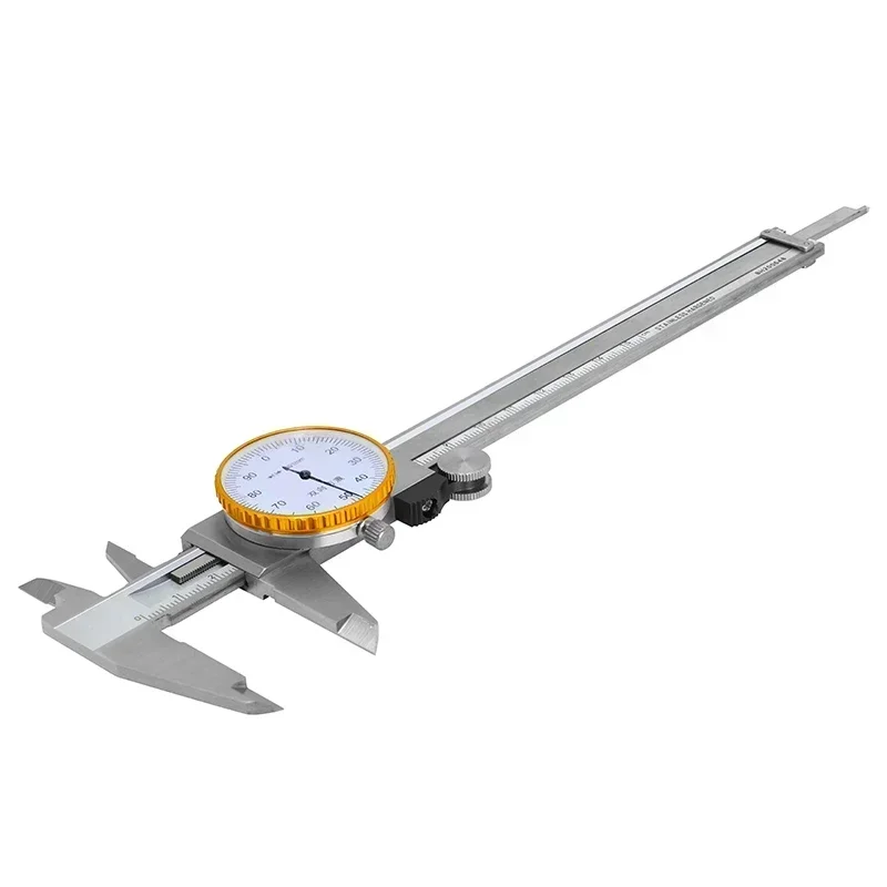 SHAHE 0.01mm Dial Caliper Vernier Gauge Micrometer Shock Proof Dial Vernier Caliper Steel Dial Gauge Vernier Caliper