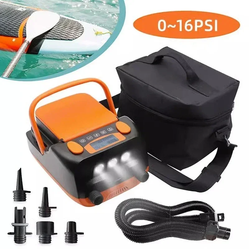 high-pressure electric pumps for Rubber kayak, submarines, SUP paddleboards, surfboards,, kayaks