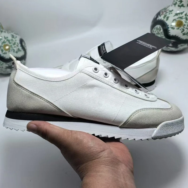 

2026 retro campus men's and women's same casual shoes simple canvas one-pedal Forrest Gump shoes