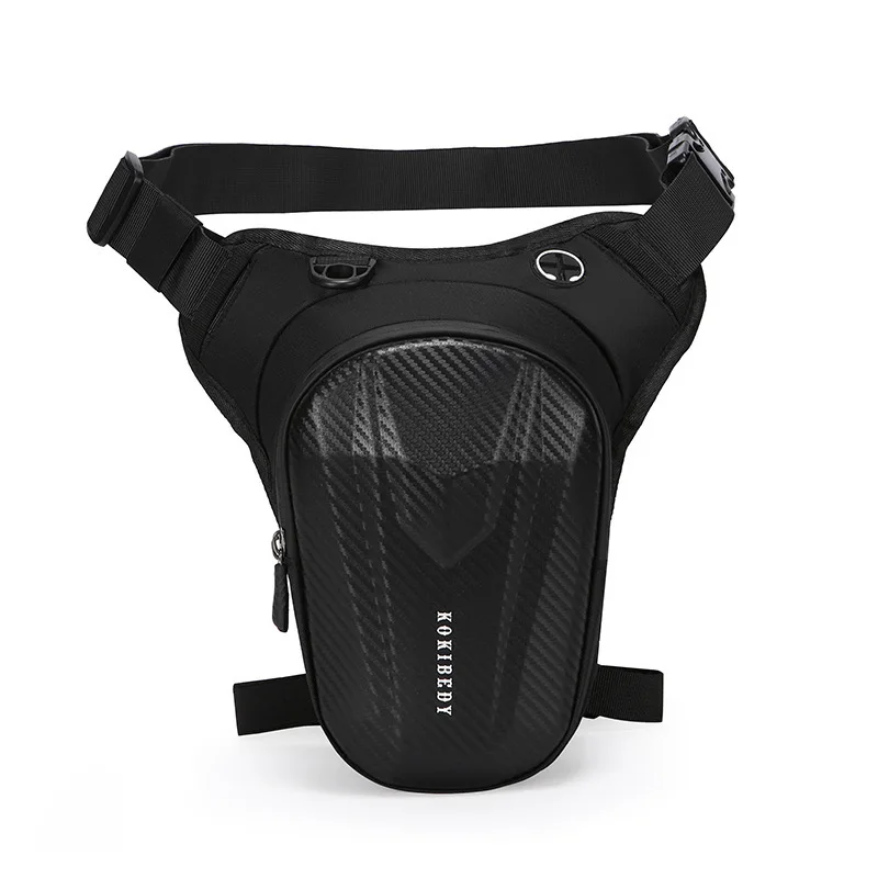 Hard‑Shell Motorbike Drop Leg Bag, Wear‑Resistant Thigh Waist Pack, Adjustable Belt Outdoor Motorcycle Riding Storage Pouch