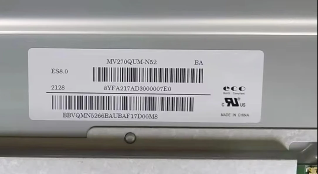 

Original 4k LCD screen MV270QUM-N50 MV270QUM-N51 MV270QUM-N52 MV270QUM-NM0 MV270QUM N50 N51 For LG 27UP850