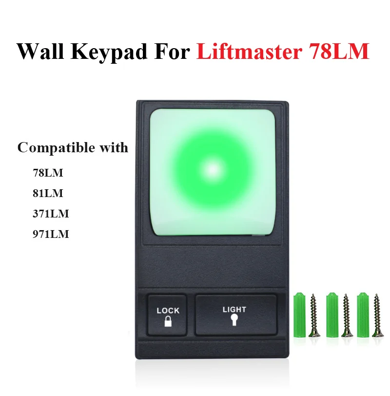 

For Lift Master 78LM Multi-Function Garage Door Opener Control Panel with Lighting Control 41A5273-1 Garage Wall Control