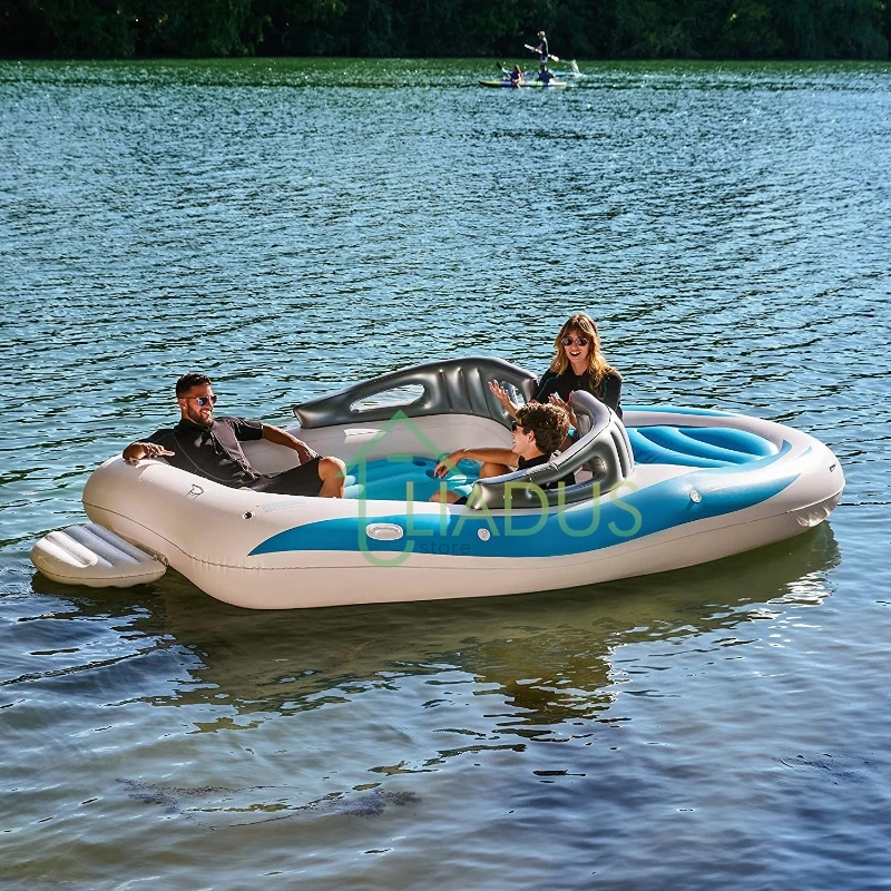 Inflatable Kayak Thickened and Wear-resistant PVC Inflatable Fishing Boat for Adults Rowing Kayak Canoe for Outdoor Water Sports