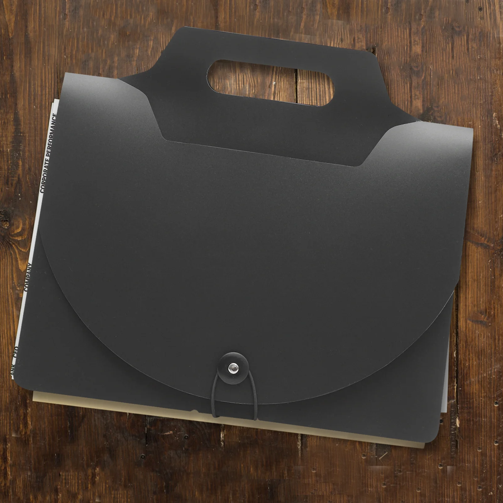 Wind Accordion File Folder Large Capacity Paper Organizer Portable Document Holder For Receipts Bills Business Cards