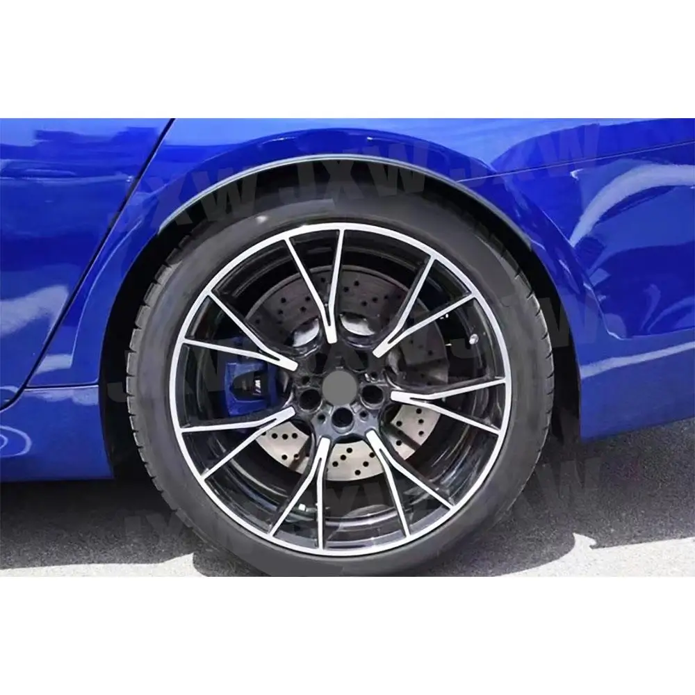 JXWANCF Rear Wheel Eyebrows Fender Flares Mudguards for BMW 5 Series G30 G38 2017 + Car Fender Covers Trims ABS Black - view 5