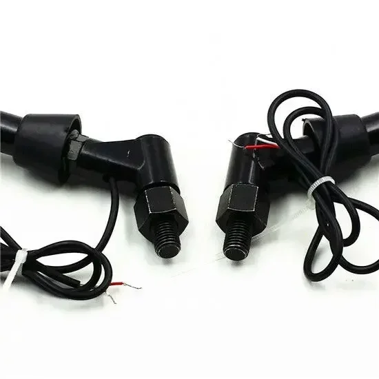 دراجة نارية الجمجمة المحرك LED بدوره إشارة مرآة لهوندا كاواساكي سوزوكي شارع عارية الدراجة