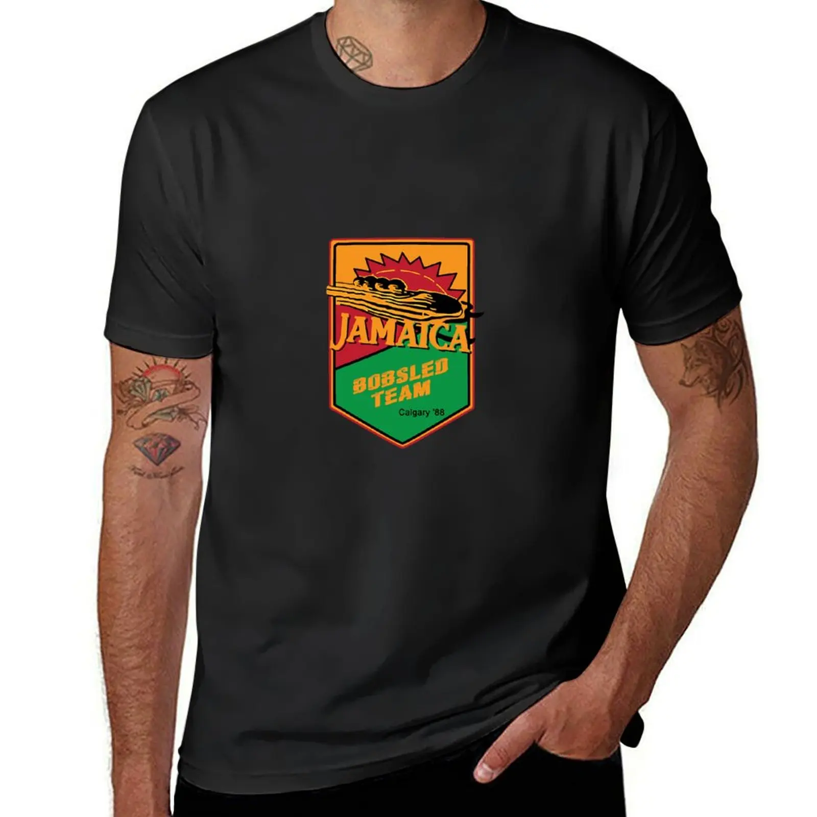 Jamaican Bobsled Team Cool Runnings T-Shirt plus sizes Short sleeve tee kawaii clothes customs Men's t shirts