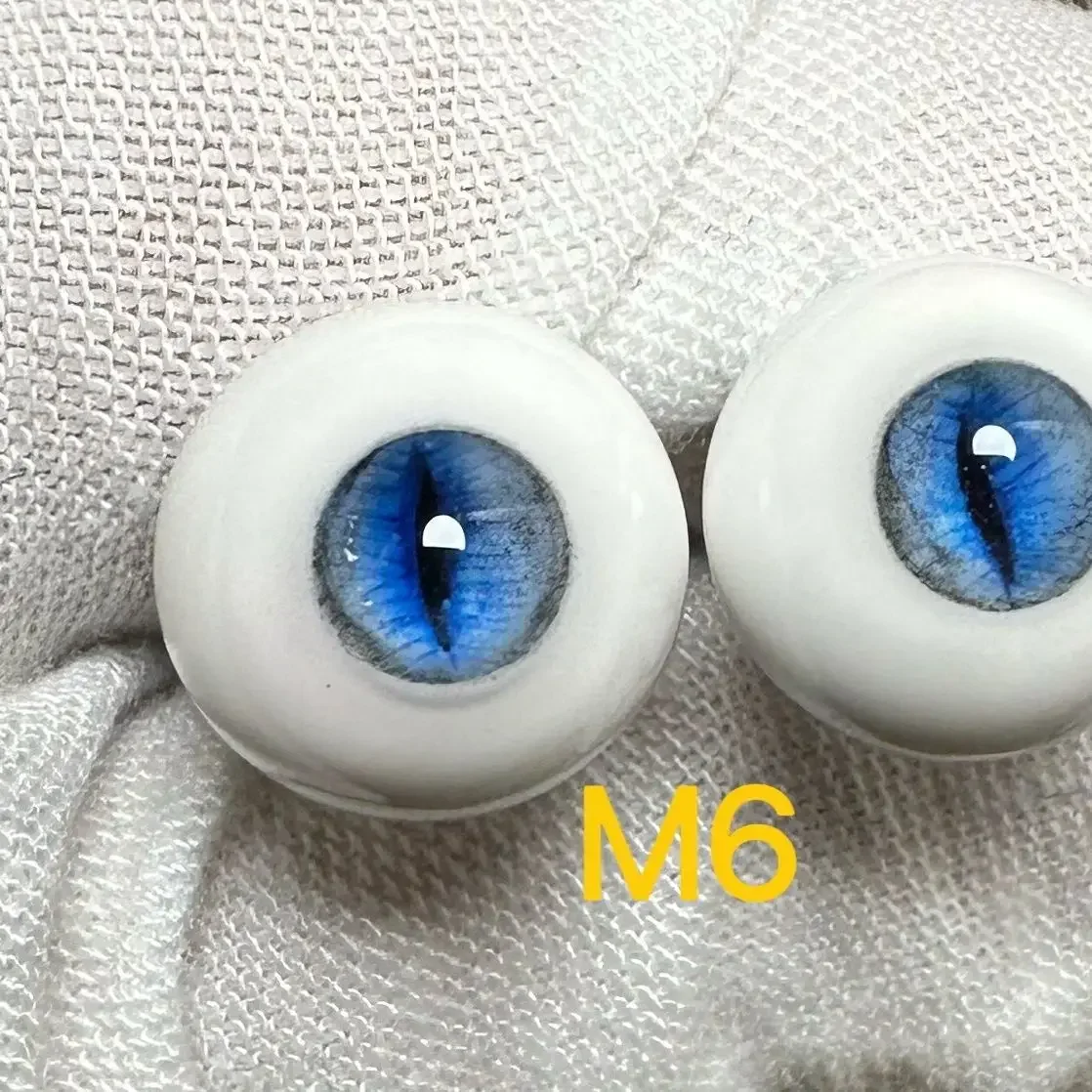 Occhi della bambola per 1/8 1/6 1/4 1/3 bambola Bjd 8/10/12/14/16/18mm bulbo oculare in gesso fatti a mano ragazza giocattoli vestire regalo accessori Oll