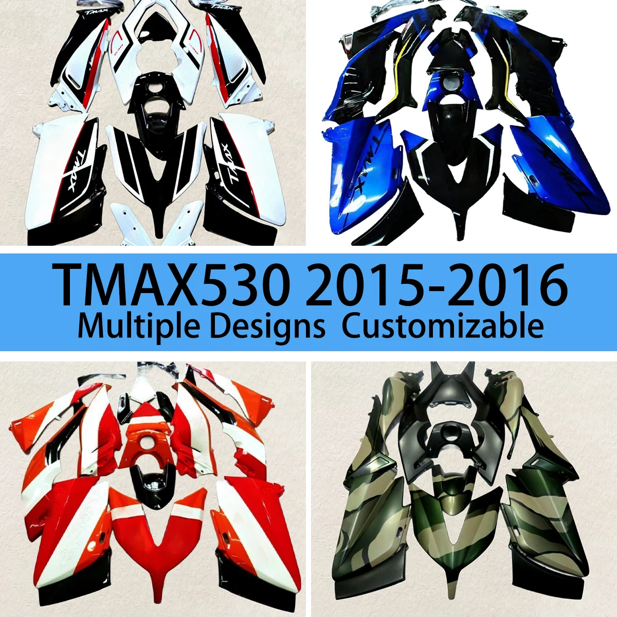 

TMAX530 2015 2016 High Quality Fairings for YAMAHA TMAX 530 T-MAX530 15 16 Motorcycle Fairing ABS Injection Bodywork Kit