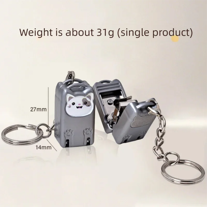 Mini Folding Nail Clippers Stainless Steel Nail Clippers Portable Manicure Tool Set Nail Clipper Kit Anti-Splatter Nail Clippers