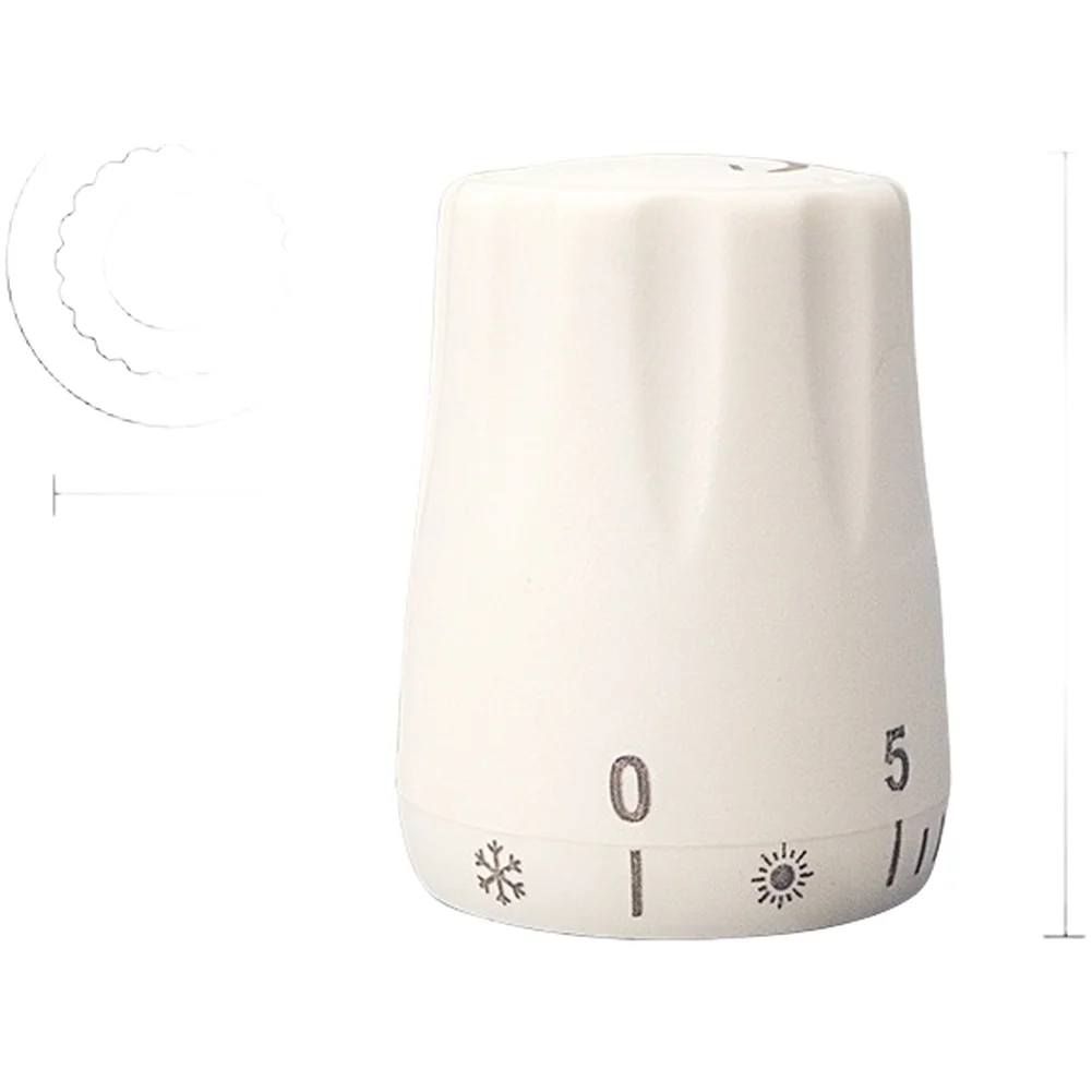 8PCS Manual Floor Heating Manifold Knob With Flow Scale ABS Valve Handle Electric Thermal Actuator Underfloor Heating Valve